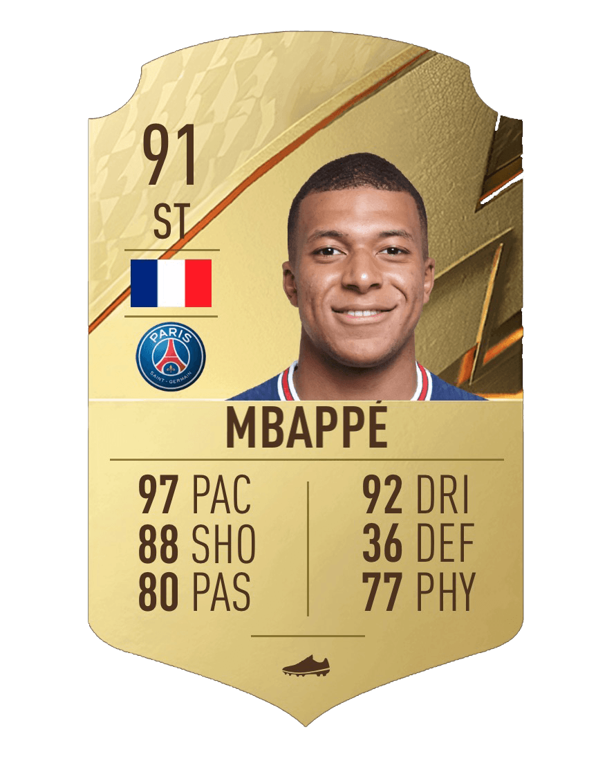 mbappe fifa card