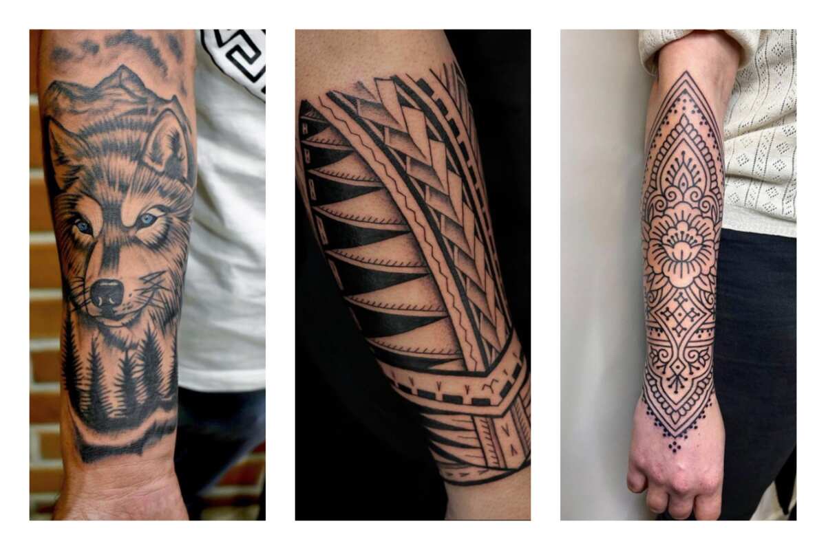 meaningful unique forearm tattoos