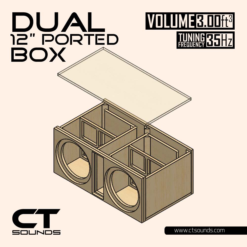 measurement subwoofer box design for 12 inch