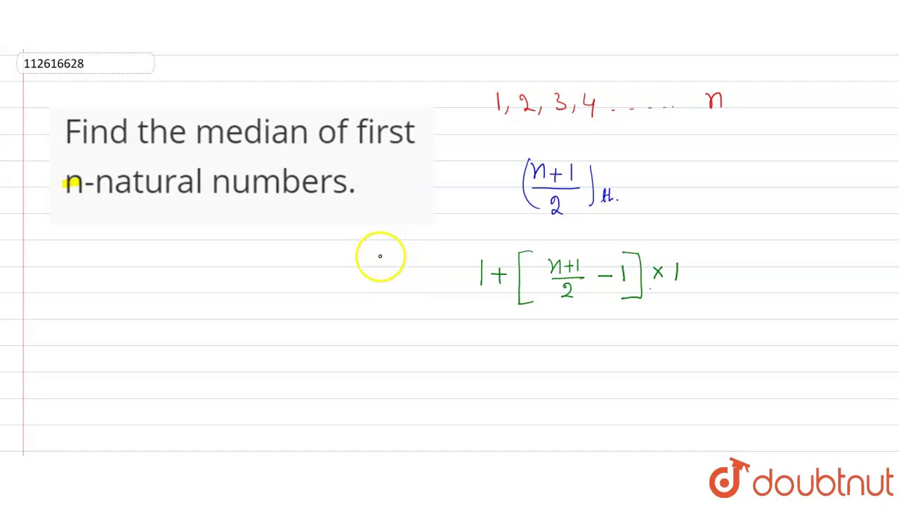 median of first 50 whole numbers