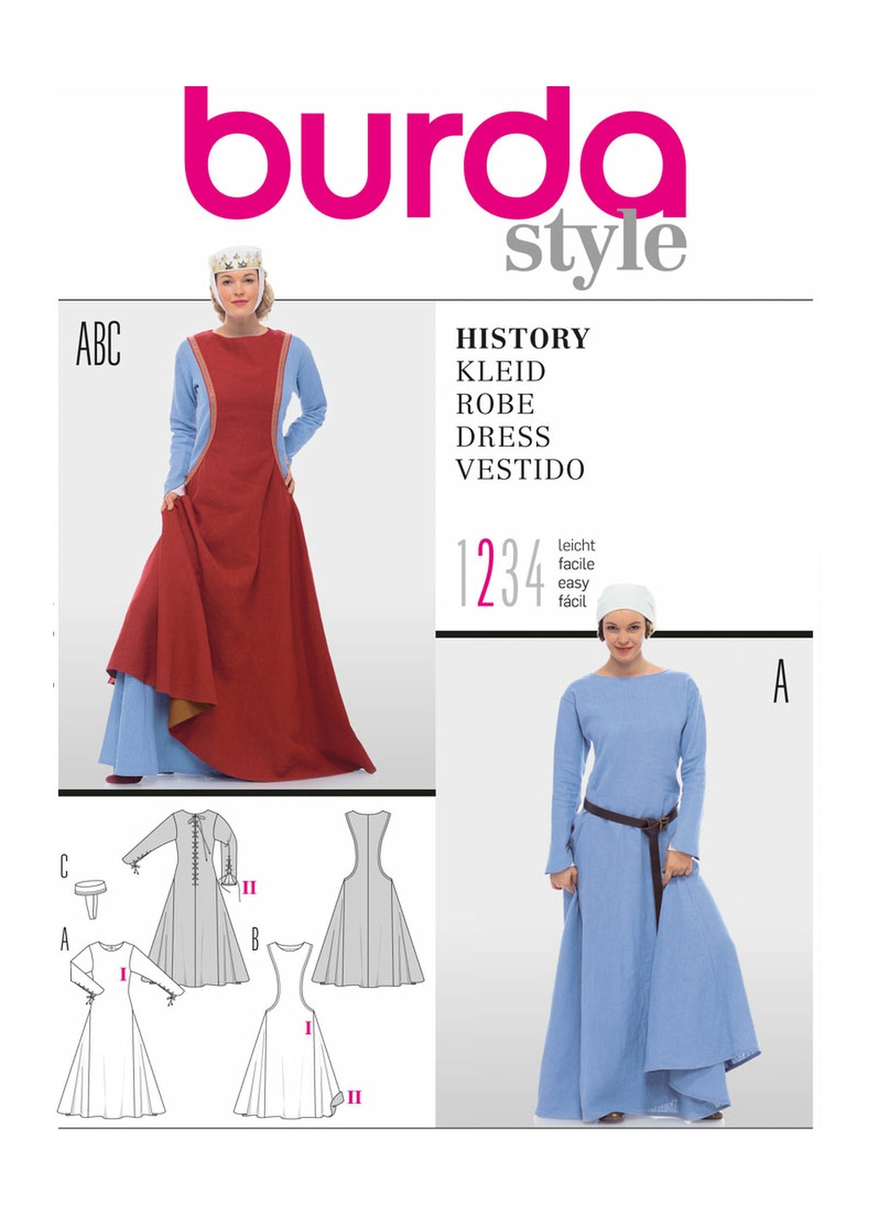 medieval dress sewing pattern