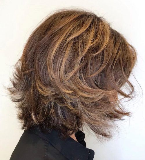 medium haircuts for women over 50