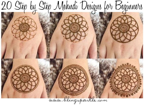 mehndi basic designs beginners