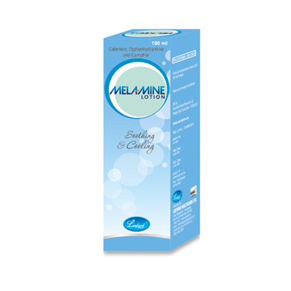 melamine lotion uses