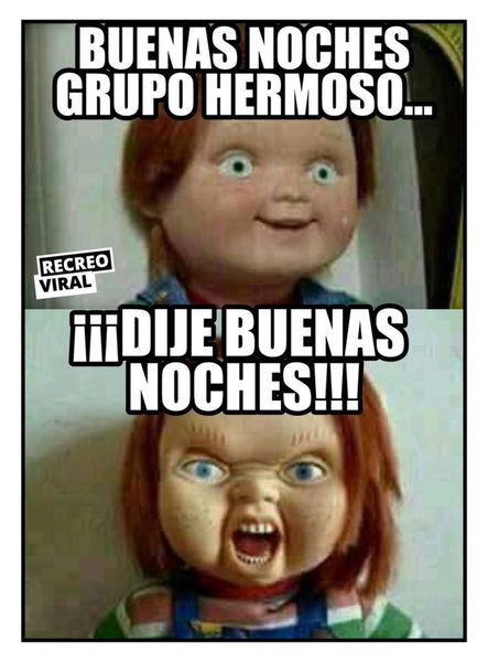 memes buenas noches grupo