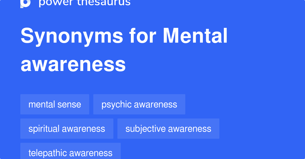 mentally synonym