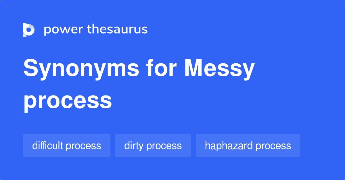 messy thesaurus