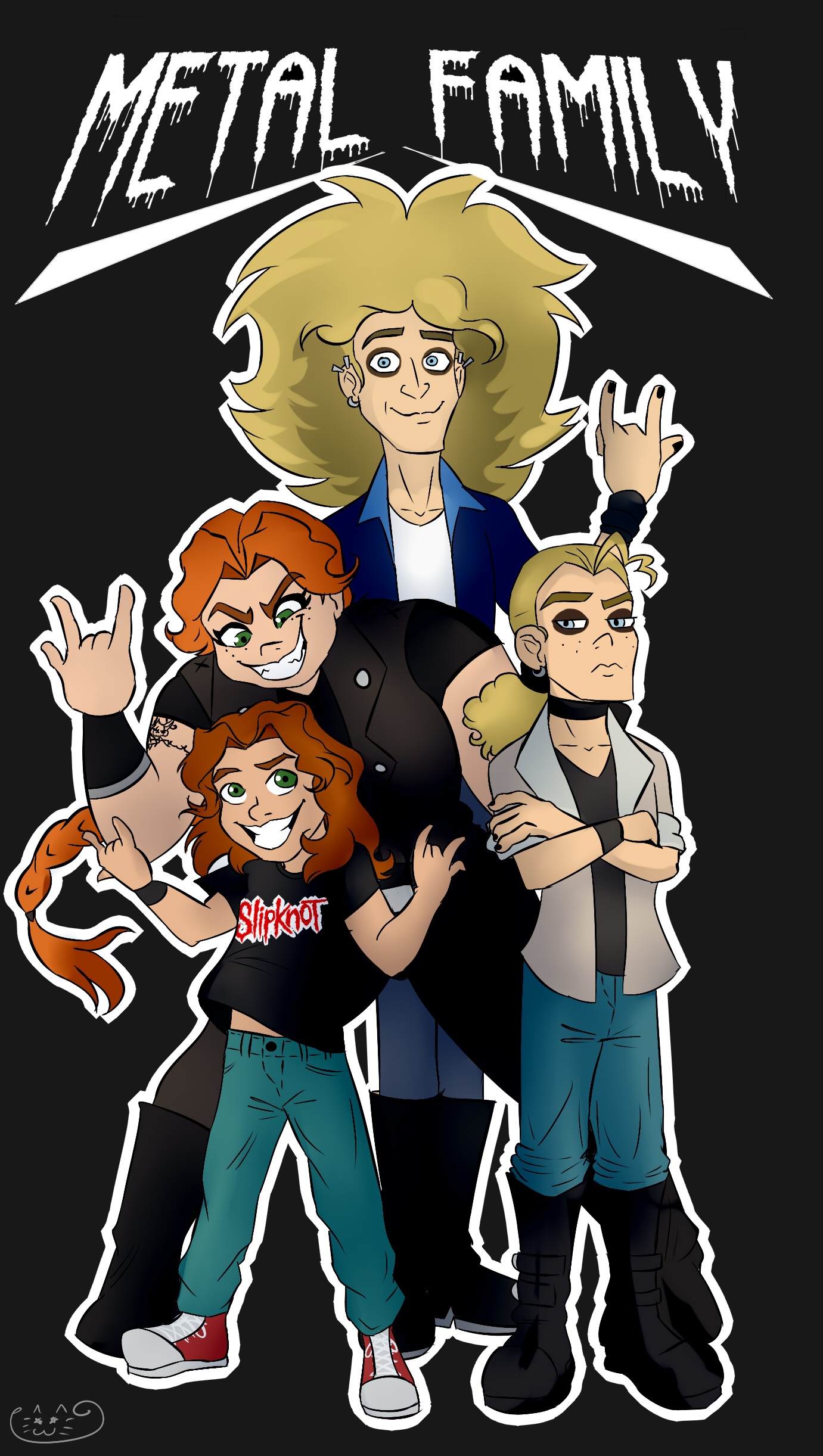 metal family fanart