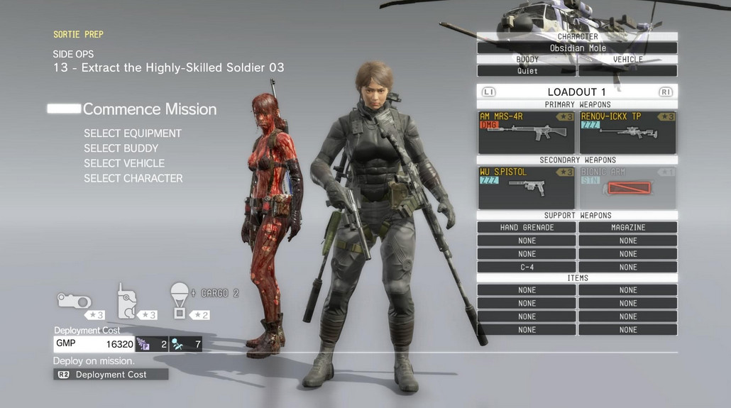 metal gear solid v the phantom pain characters