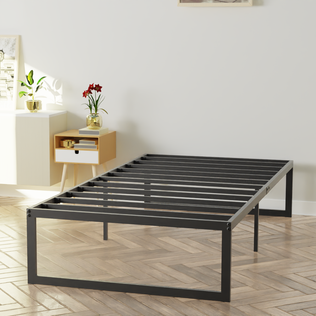 metal platform bed