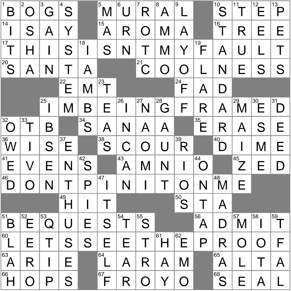 metric feet crossword