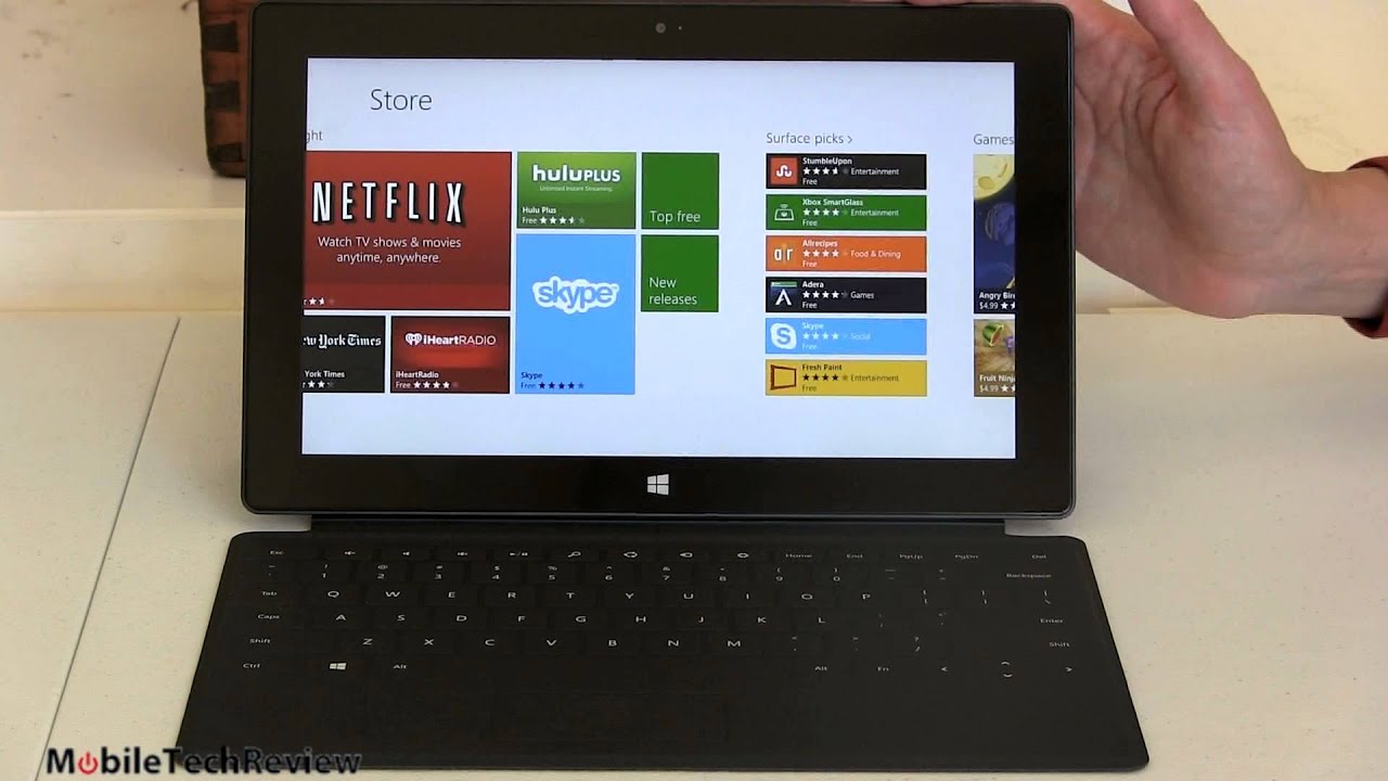 microsoft surface rt tablet