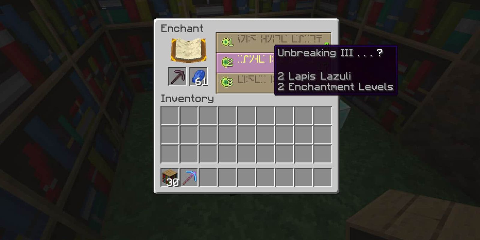 minecraft bow enchantments list