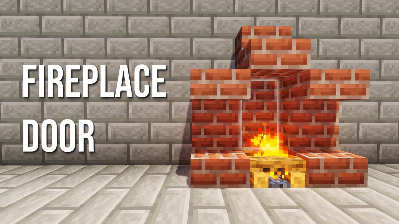 minecraft fireplace door