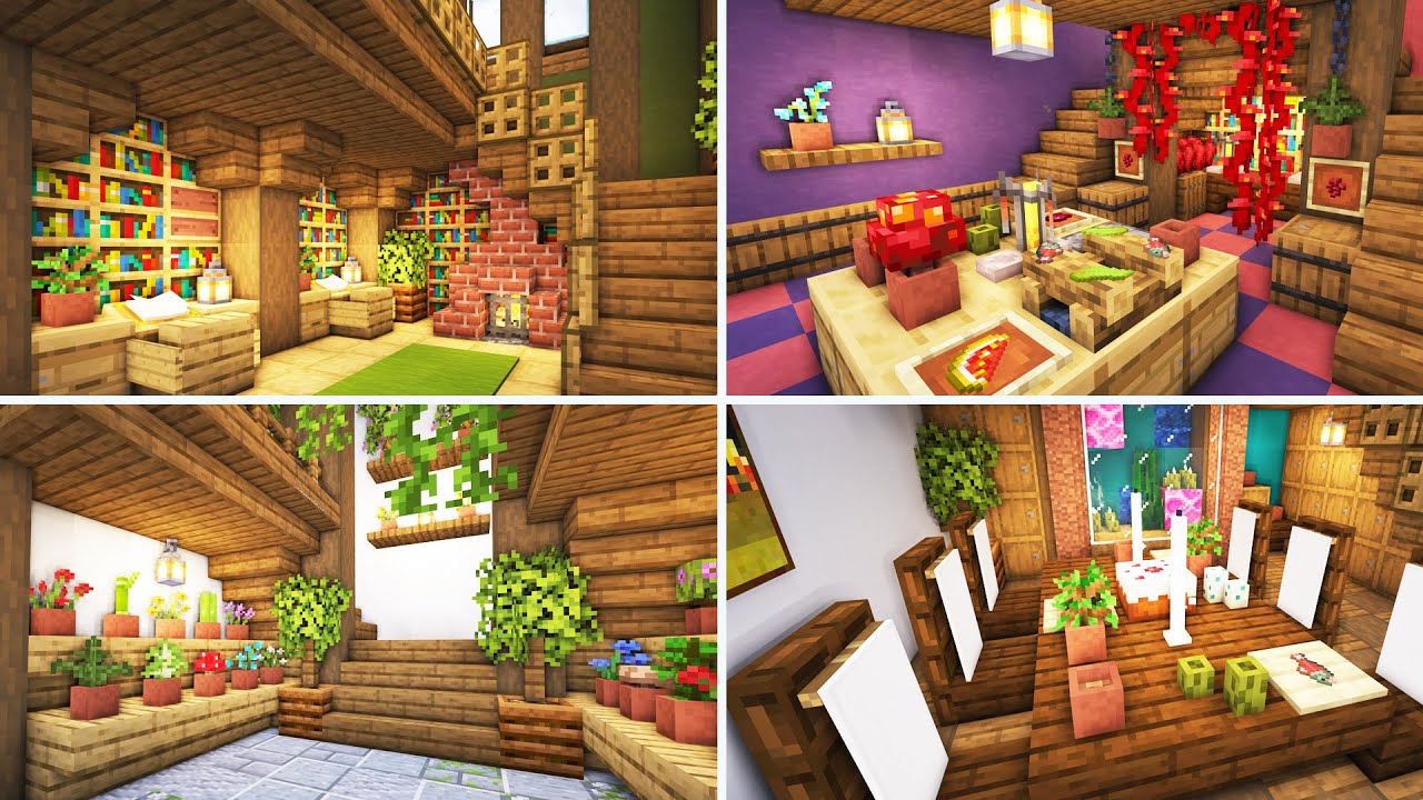 minecraft house interior design