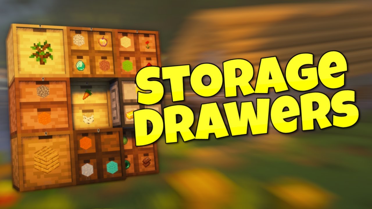 minecraft storage drawers