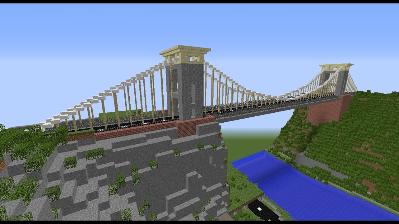 minecraft suspension bridge