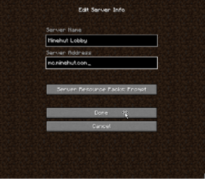 minehut server ip