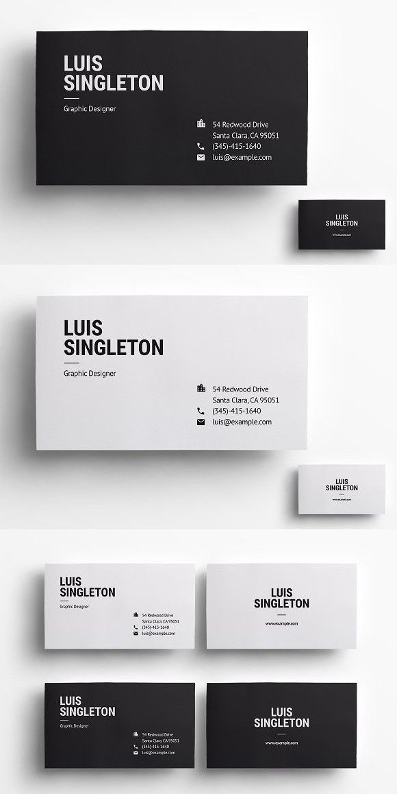 minimalist business cards pinterest