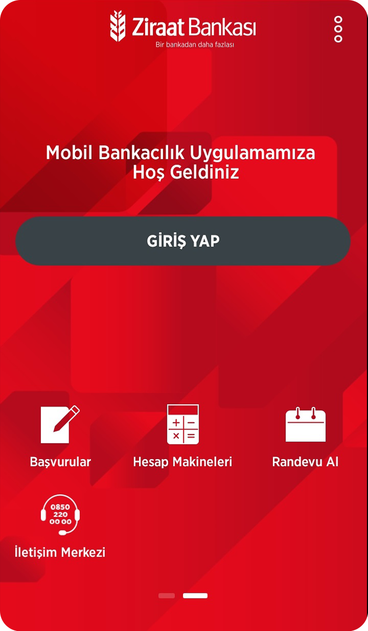 mobil bankacılık aktivasyon ziraat