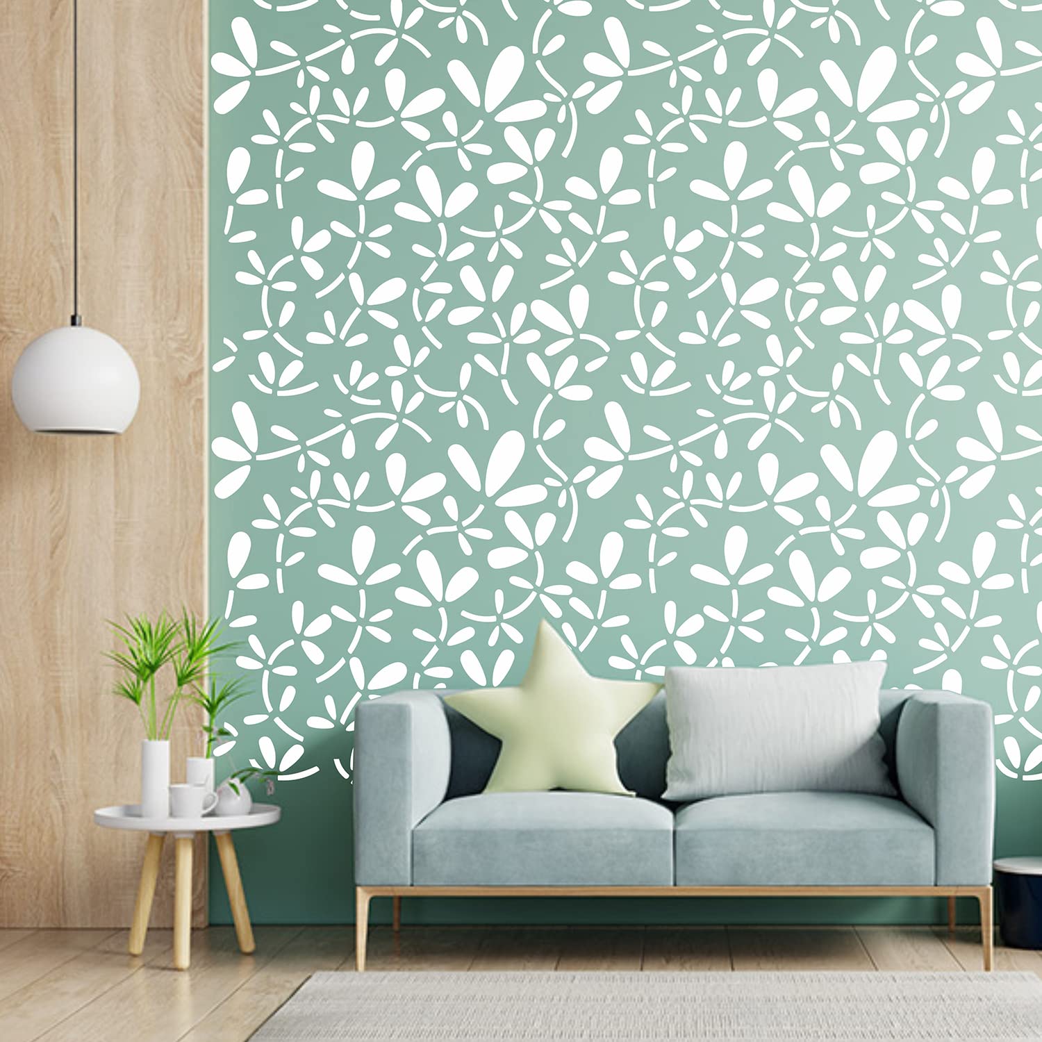 modern wall stencils india