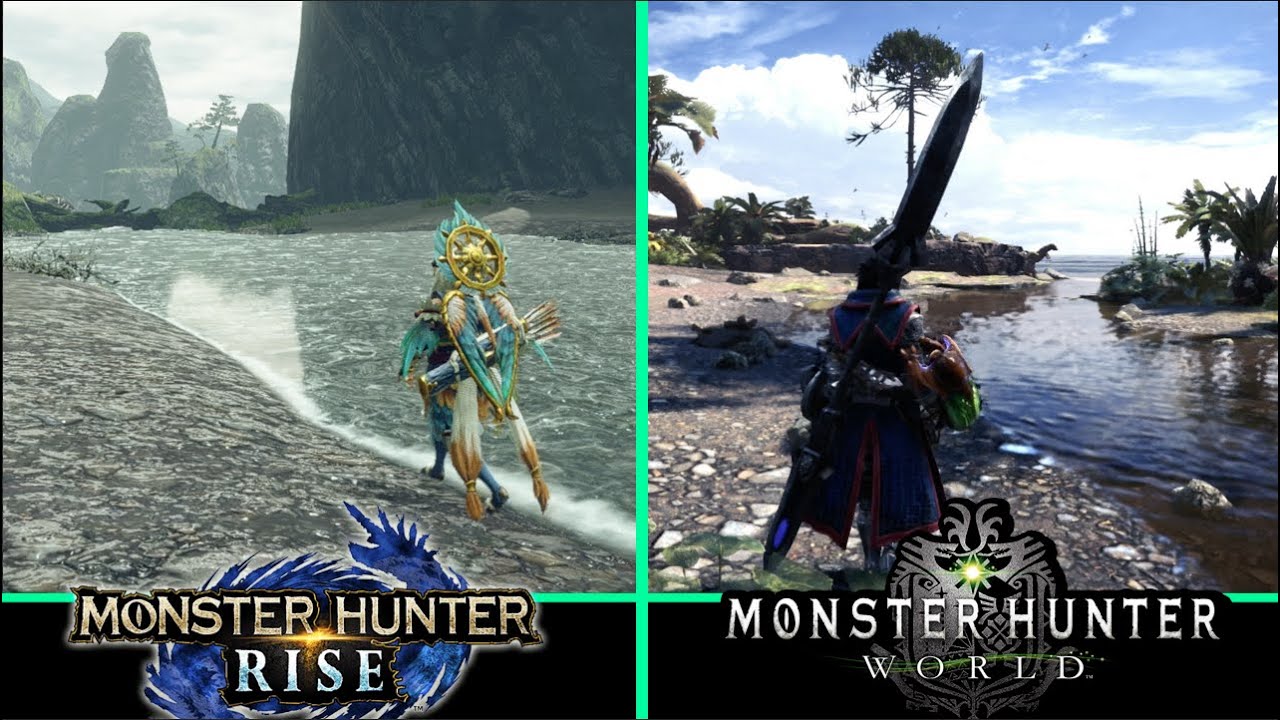 monster hunter world vs rise