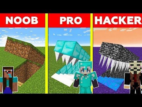 monster school noob vs pro vs hacker vs god