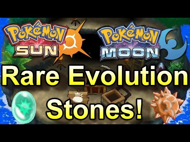 moon stone pokemon sun