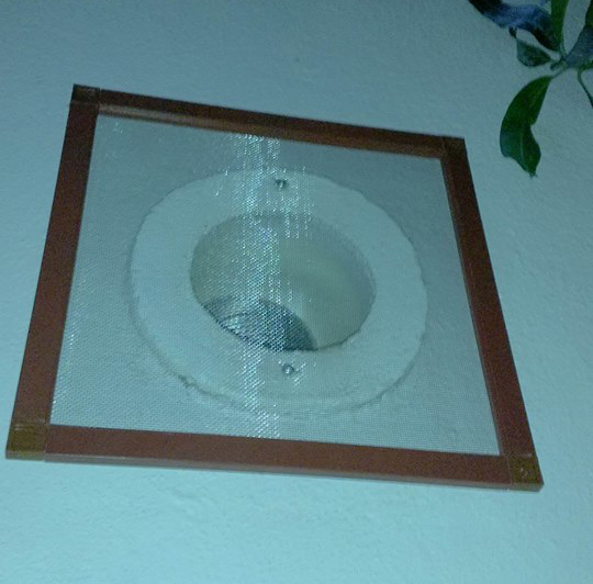 mosquito net for exhaust fan