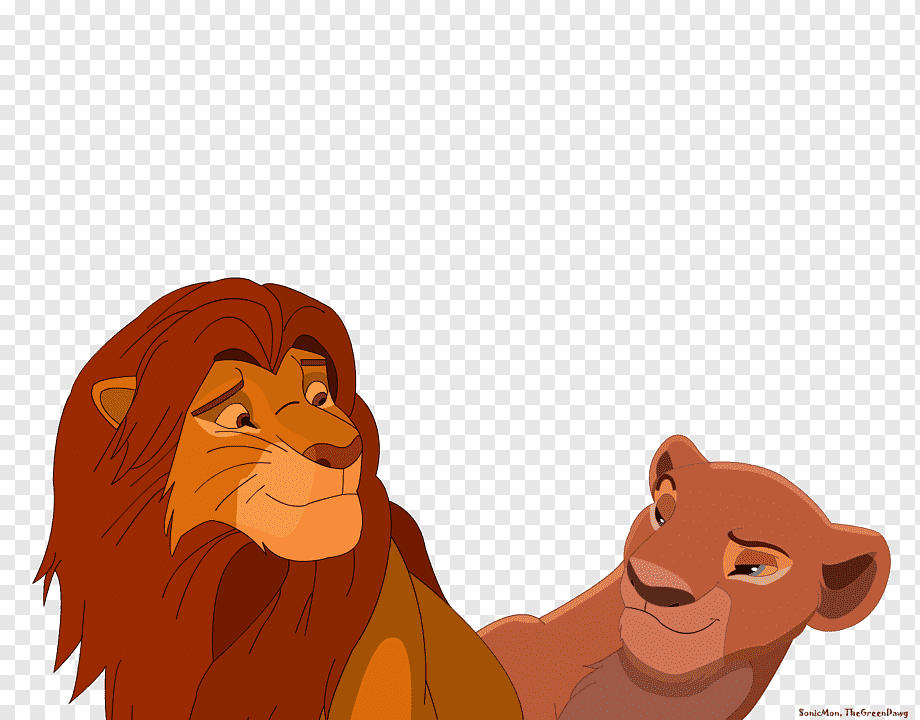 mufasa simba y nala