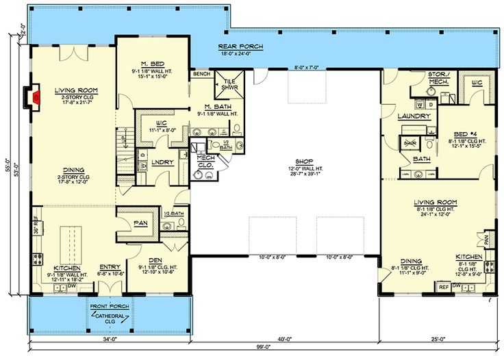 multi-family barndominium plans