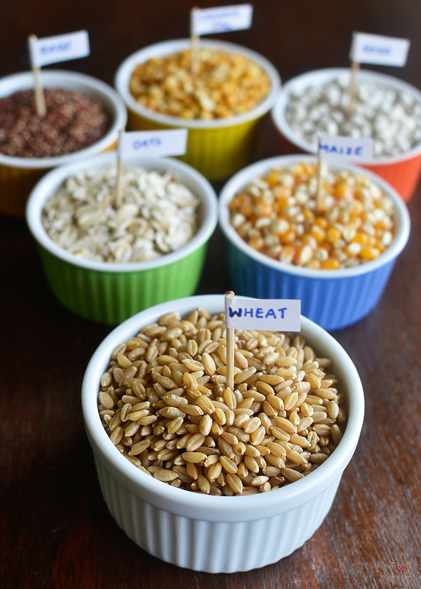 multigrain atta ingredients list in hindi