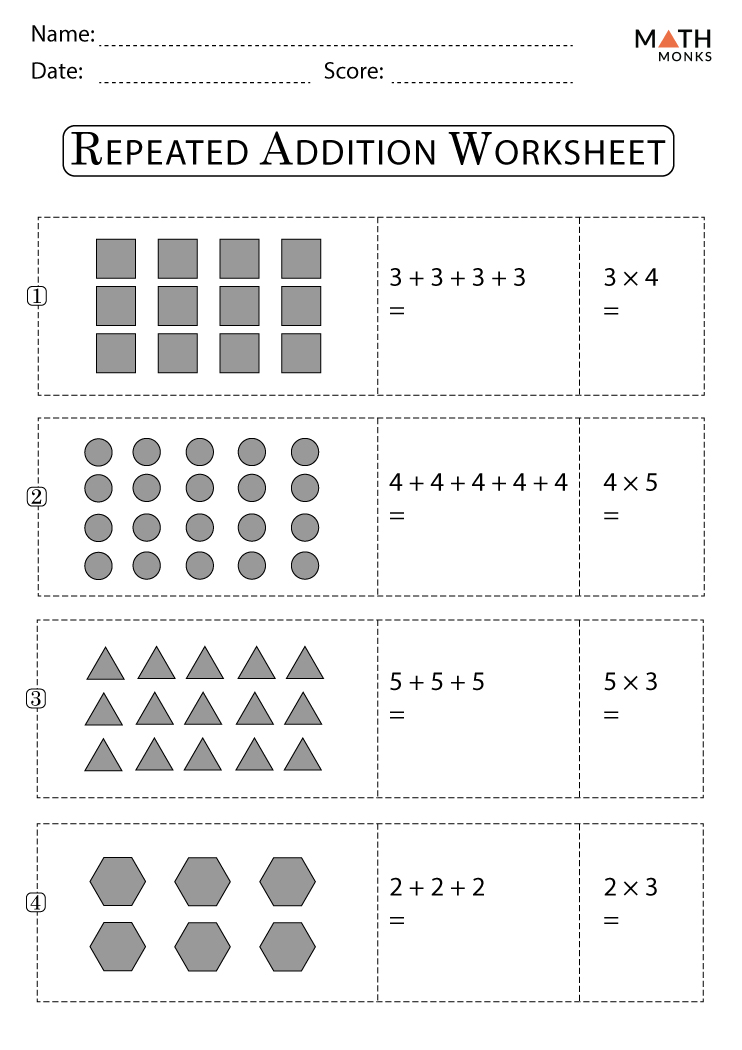 multiplication arrays worksheets pdf