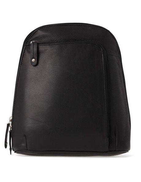 myer leather backpack