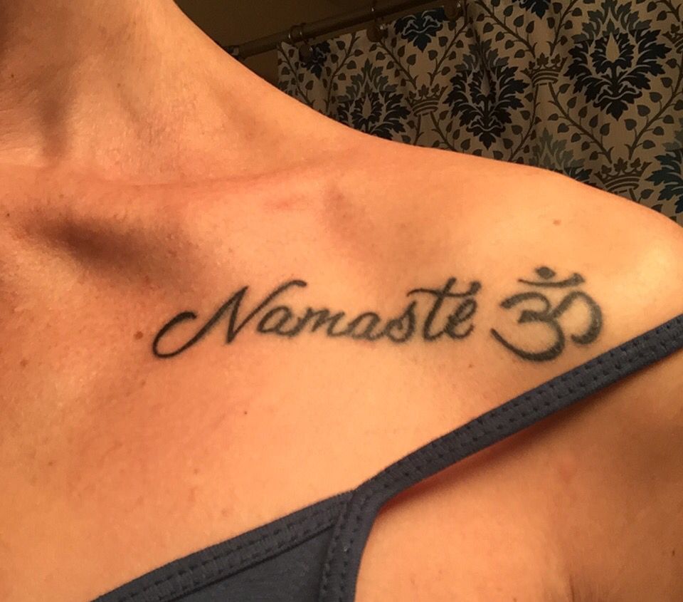 namaste tattoo