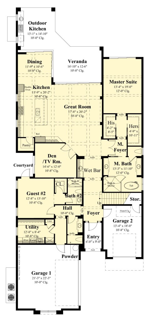 narrow lot luxury house plans