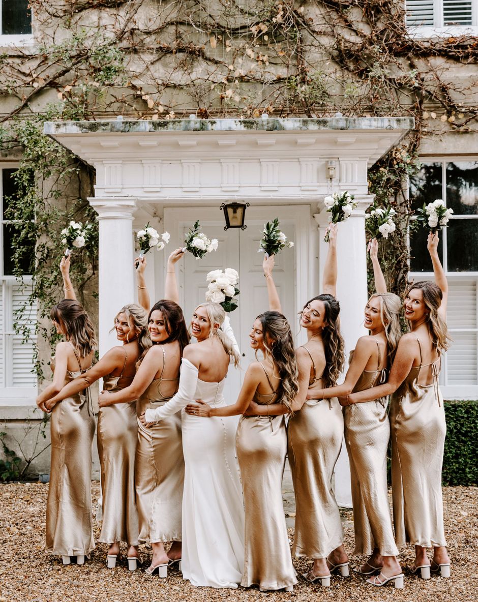 natural bridesmaid dresses