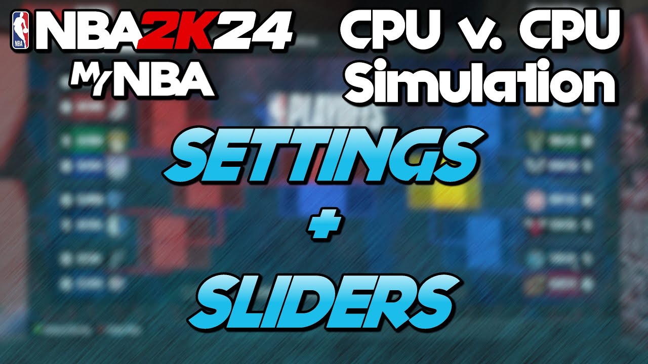 nba 2k24 mynba sliders