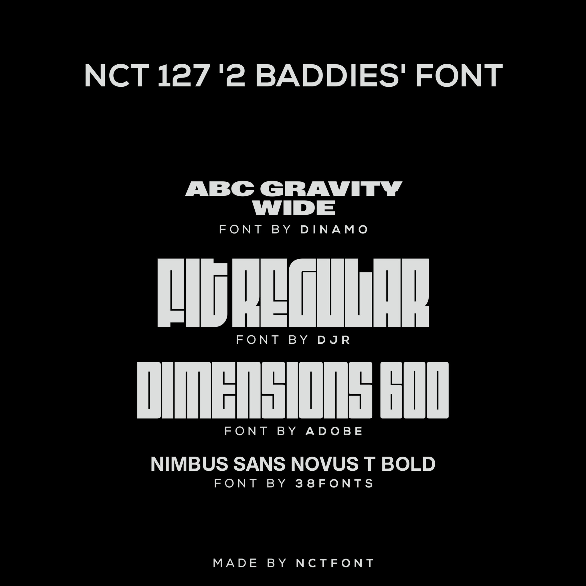 nct font