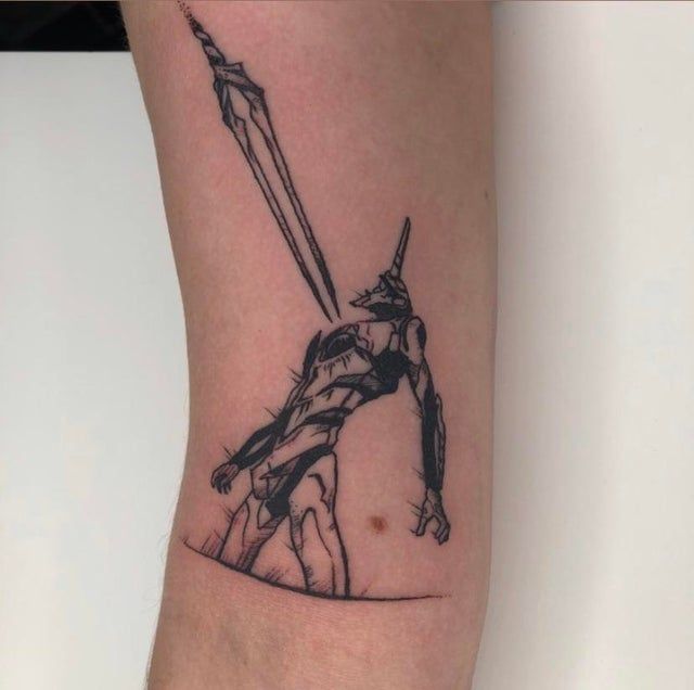 neon genesis evangelion tattoo