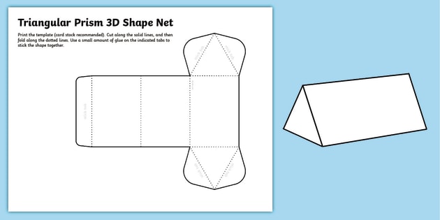 net of triangular prism