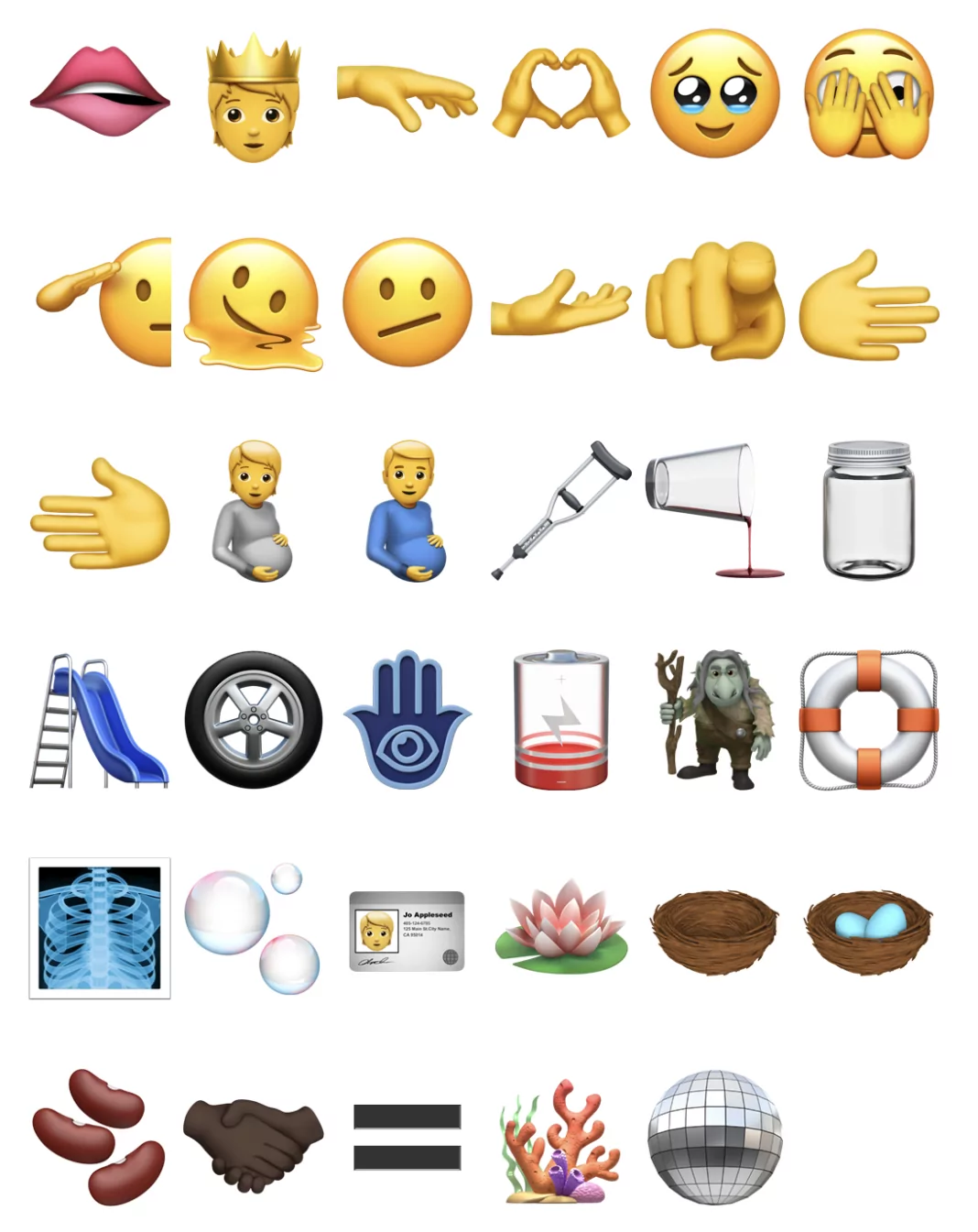 new emojis ios 16.6