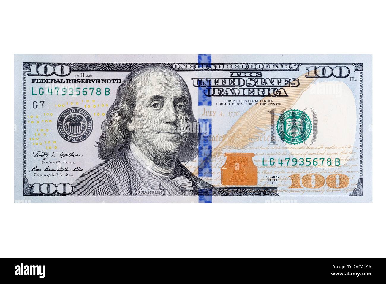 new us 100 dollar bill