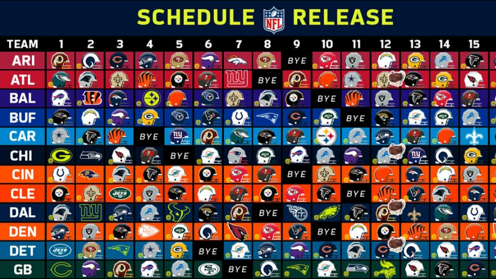 nfl season dates 2018