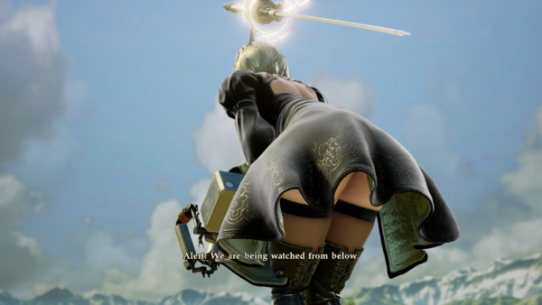 nier automata look up skirt achievement