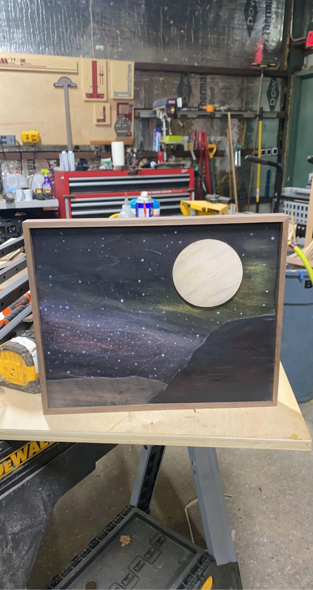 night sky diorama