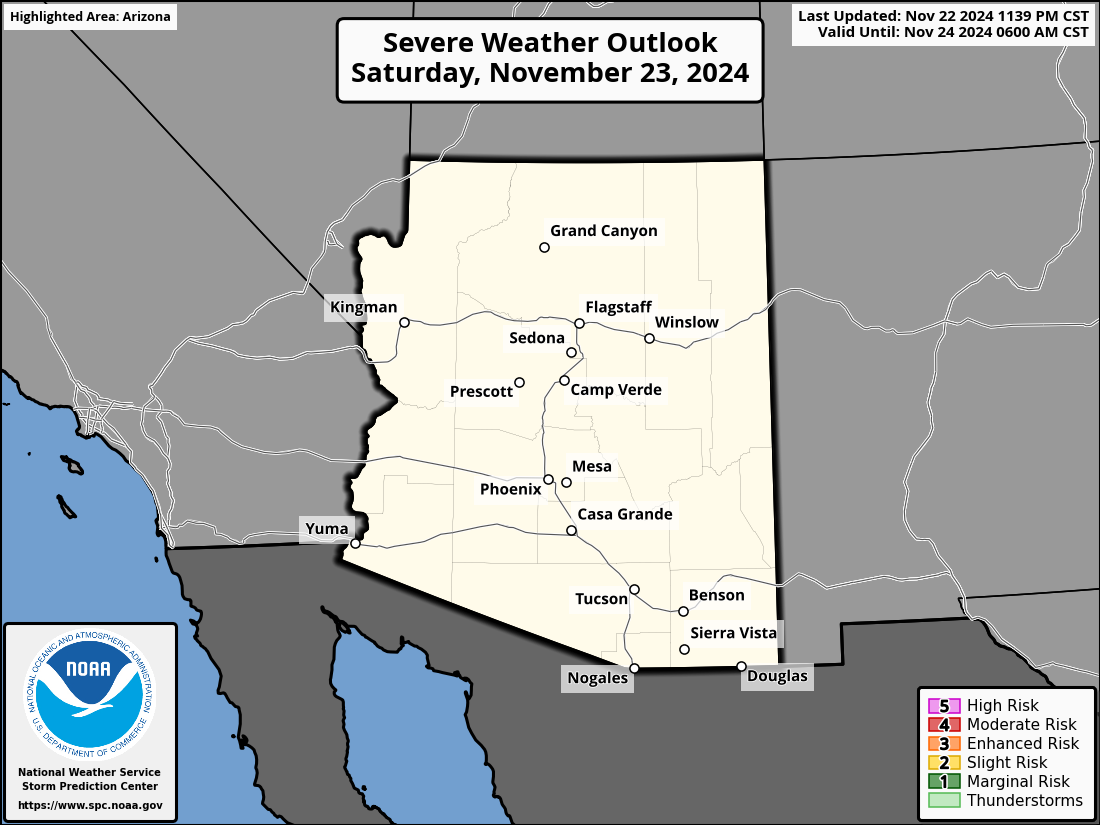 noaa weather tucson az