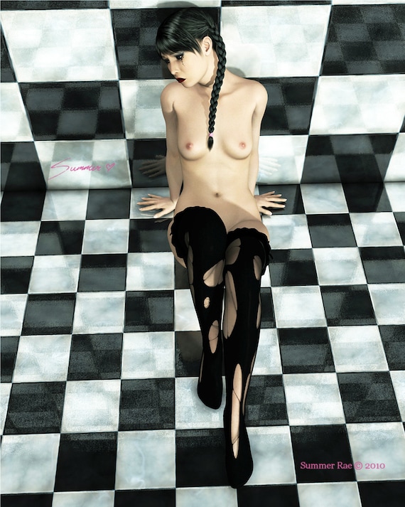 nude gothic art