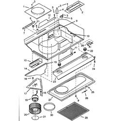 nutone range hood parts