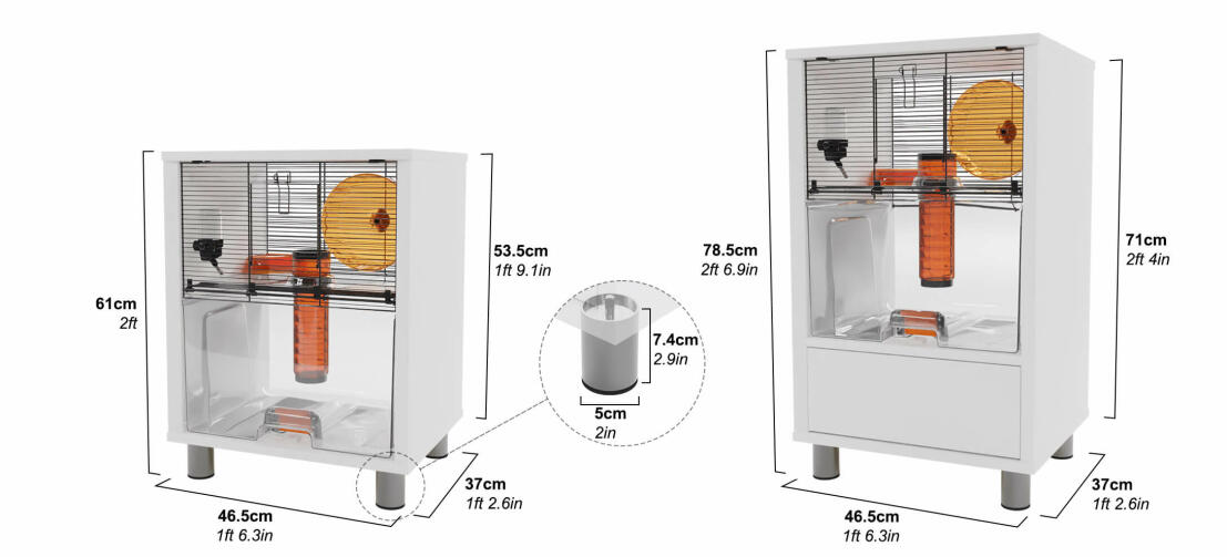 omelet hamster cage